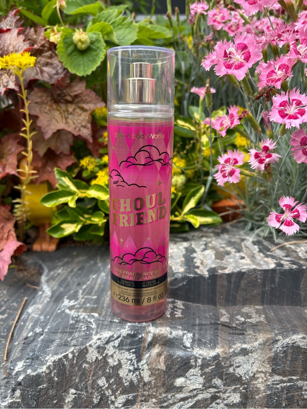 Bath & Body Works Ghoul Friend Fragrance Mist - Hot Pink & Gold Accents